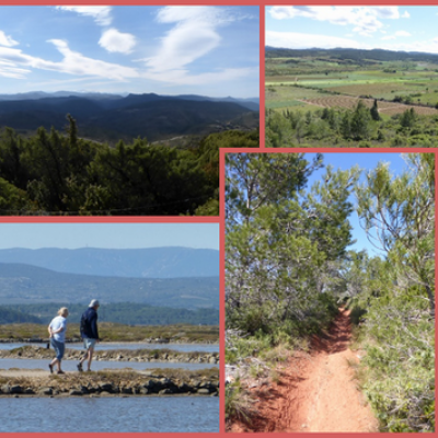 Hiking in preserved landscapes