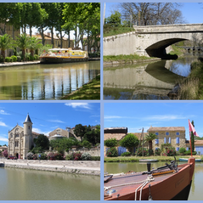 Walking along the canal