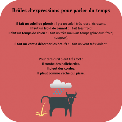 Expressions idiomatiques meteo 1