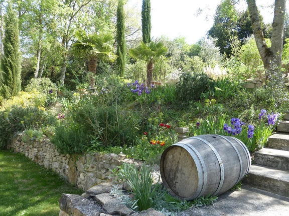 The Royal manufacture's garden in Montolieu