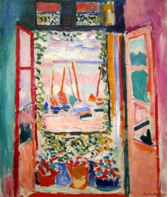 Fenêtre ouverte Matisse