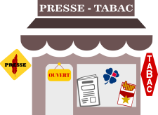 le bureau de tabac et la maison de la presse