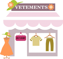 le magasin de v&ecirc;tements